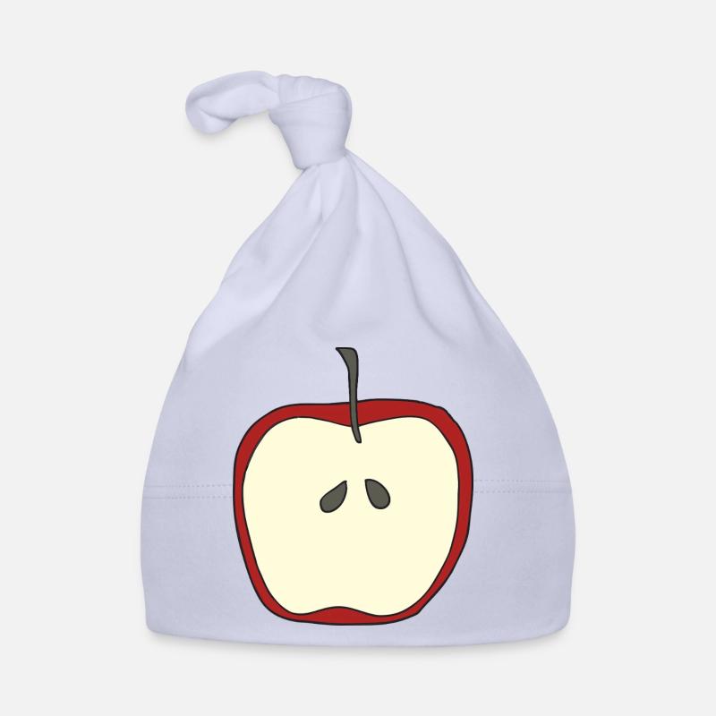 Apple sliced open Organic Baby Cap