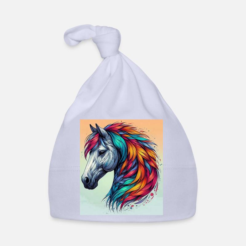 Pferd Baby Bio-Mütze