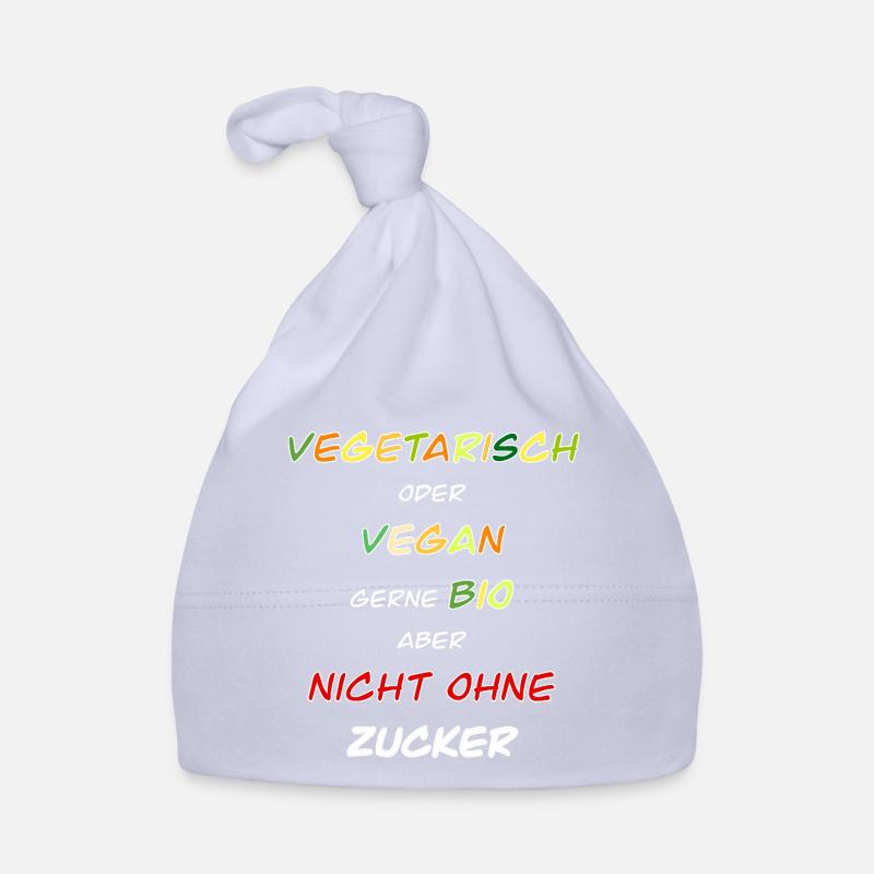Végétarien, végétalien, bio de préférence ! Bonnet bio Bébé