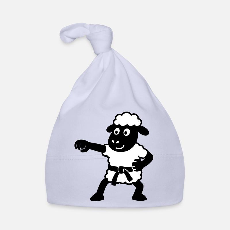 Karate Schaf Baby Bio-Mütze