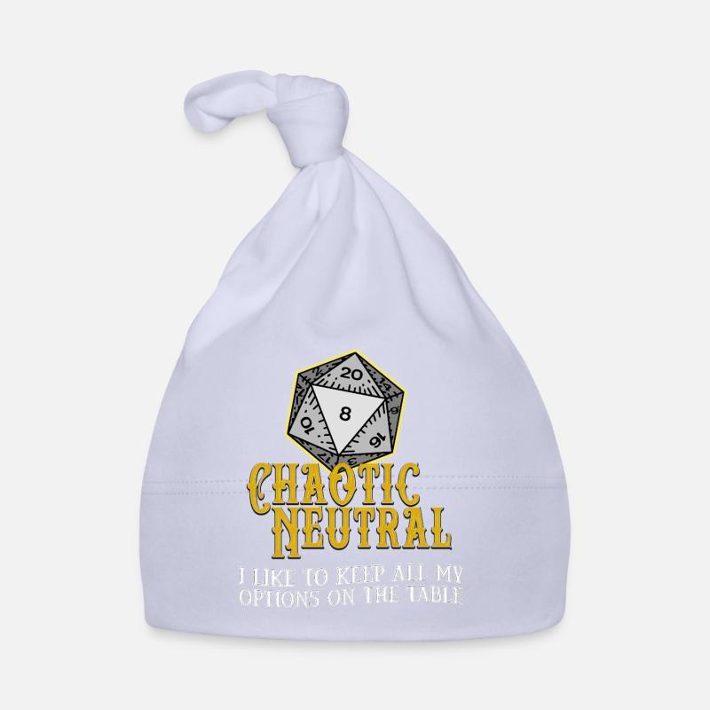 Chaotic Neutral D20 Organic Baby Cap