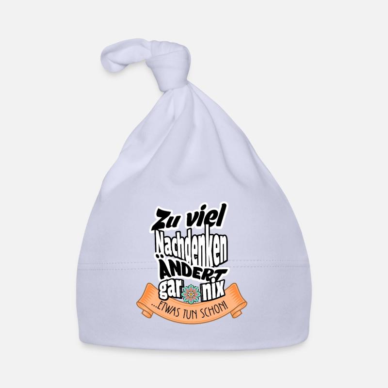Overthinking Humor – Too Much Thinking Doesn't Help Organic Baby Cap