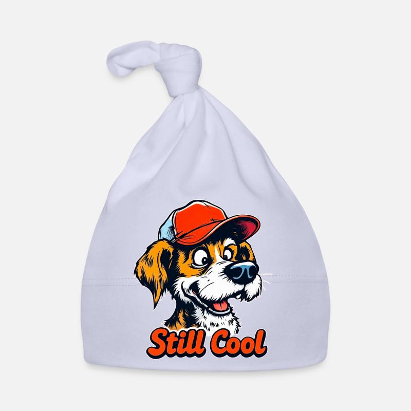 Immer noch cooler Cartoon-Hund Baby Bio-Mütze