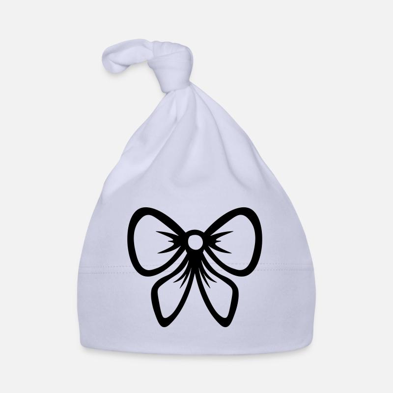 Geschenkschleife / gift bow / arc cadeau Baby Bio-Mütze