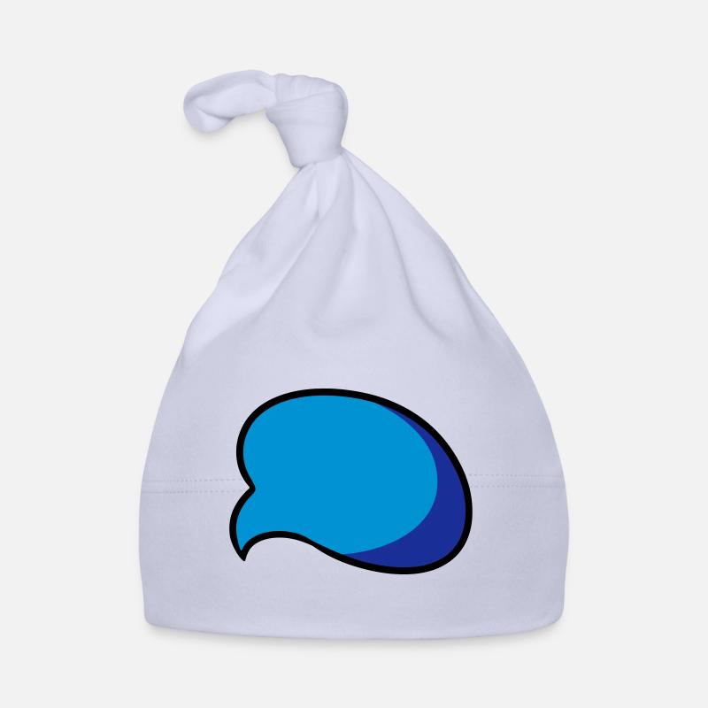 Sprechblase speech bubble Comic Geschenkidee Baby Bio-Mütze