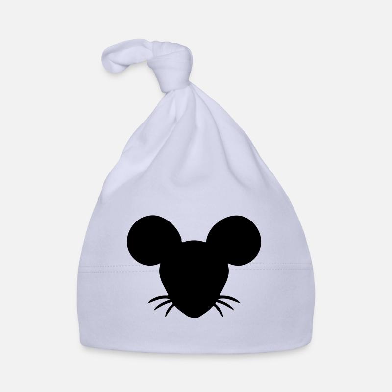 Mäuschen Maus Mäusekopf Baby Bio-Mütze