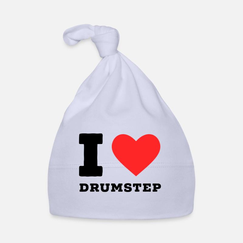 Ich liebe Drumstep Baby Bio-Mütze