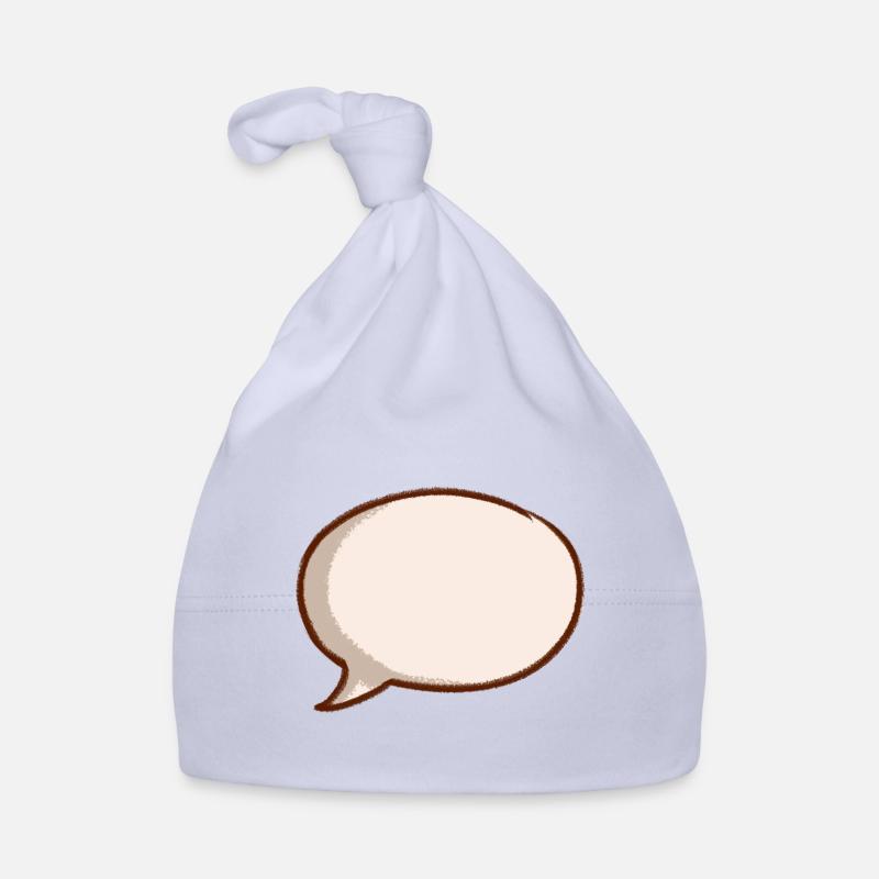 speech bubble bulle saying comment Organic Baby Cap