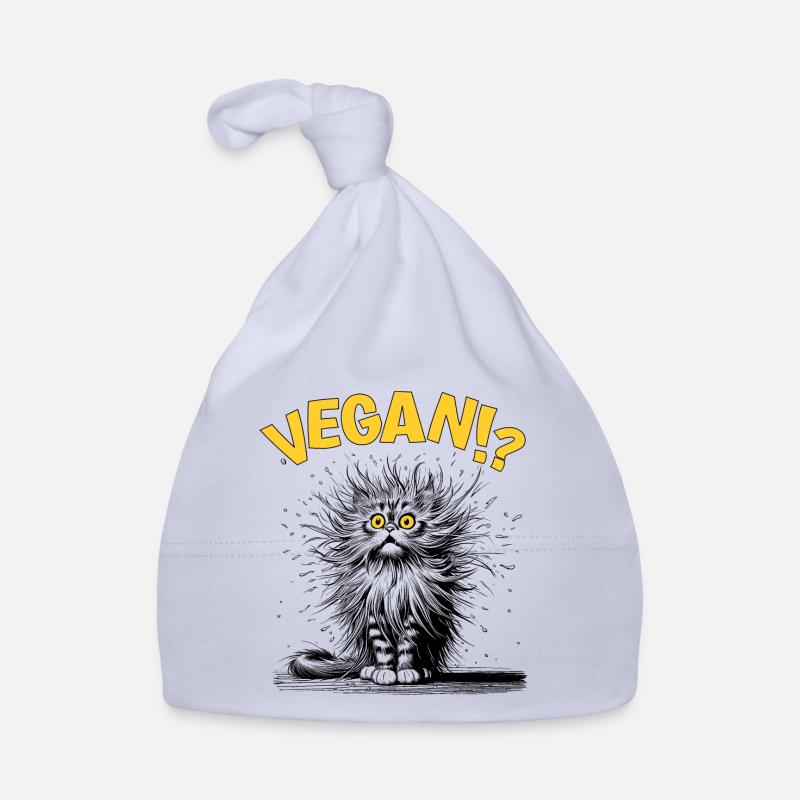 Chat végétalien, Bande dessinée Bonnet bio Bébé