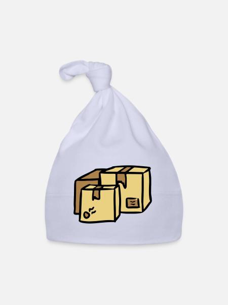 Pakete Zusteller Lieferung packages paquet Post - Baby Bio-Mütze - Sky - Vorne