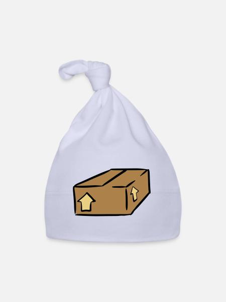 Paket Post Package Paquet - Baby Bio-Mütze - Sky - Vorne