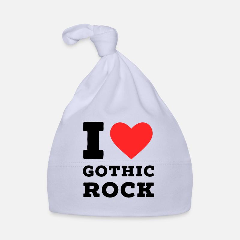 Ich liebe Gothic Rock Baby Bio-Mütze
