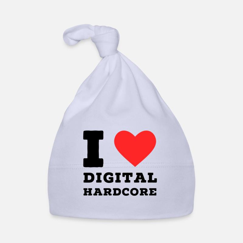 Ich liebe digitalen Hardcore Baby Bio-Mütze