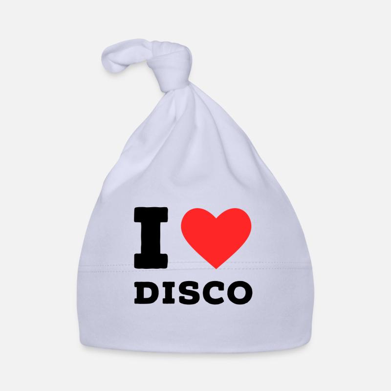 J’adore le disco - Bonnet bio Bébé - ciel