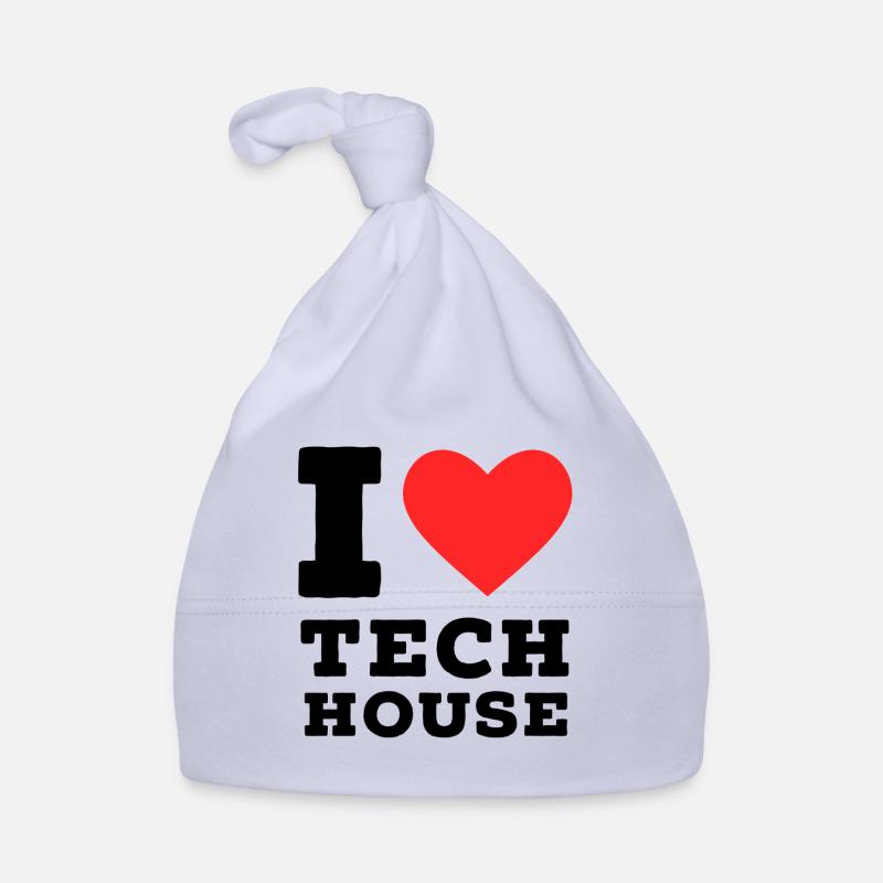 I love tech house Organic Baby Cap