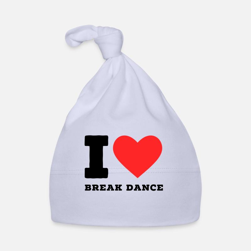 J’adore le break dance - Bonnet bio Bébé - ciel