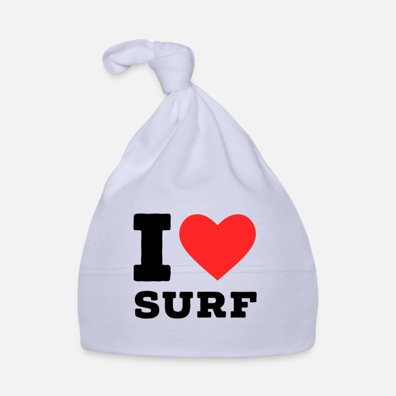 Ich liebe Surfen Baby Bio-Mütze
