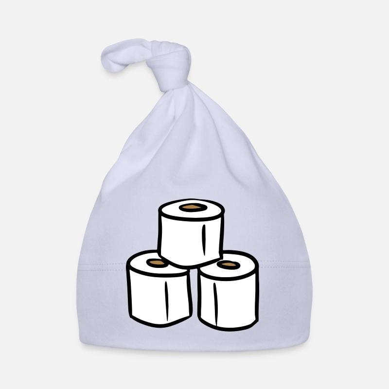PQ Tour de papier toilette - Bonnet bio Bébé - ciel