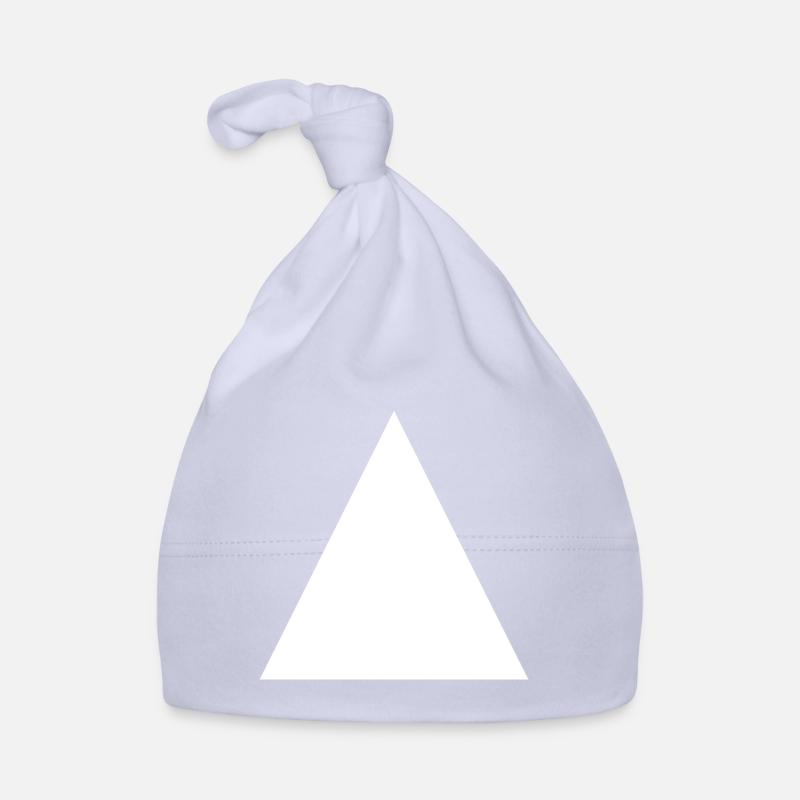 Triangle blanc Bonnet bio Bébé