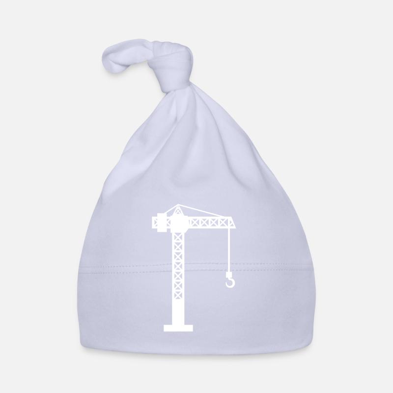 Kran Baustelle Baby Bio-Mütze