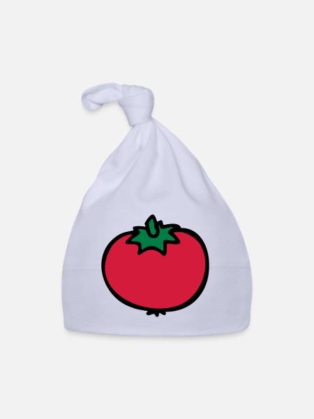Tomato tomato tomatoe pomodoro - Organic Baby Cap - sky - Front