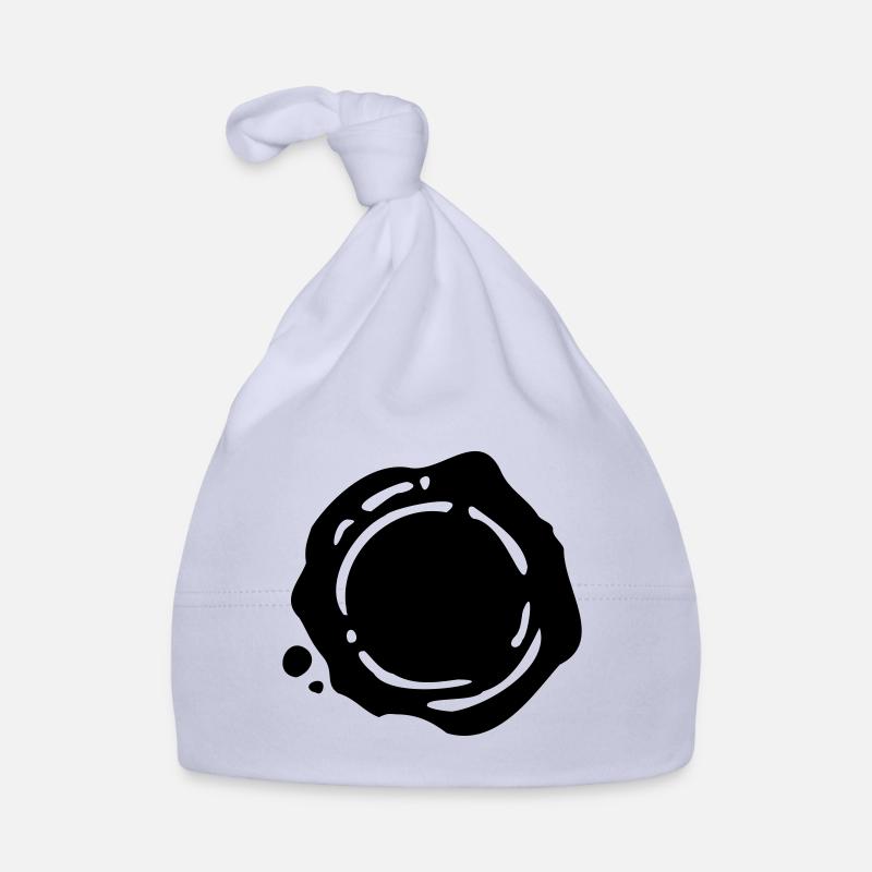 Wachs Siegel Briefmarke wax seal Cachet de cire Baby Bio-Mütze