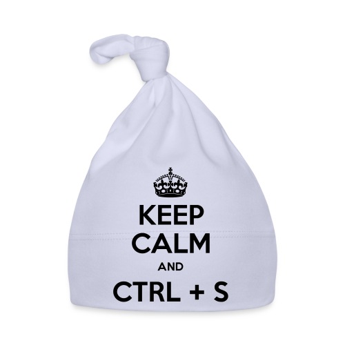 Keep Calm and CTRL+S - Bonnet bio Bébé