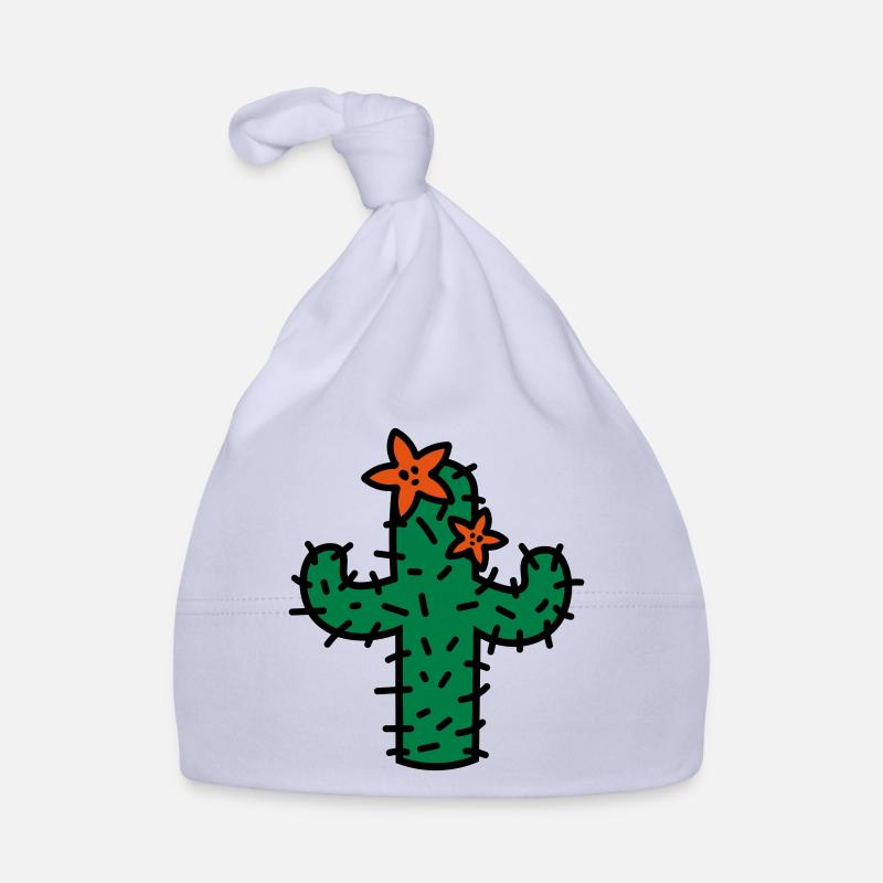 Cactus avec fleurs cactus avec blossoms Bonnet bio Bébé