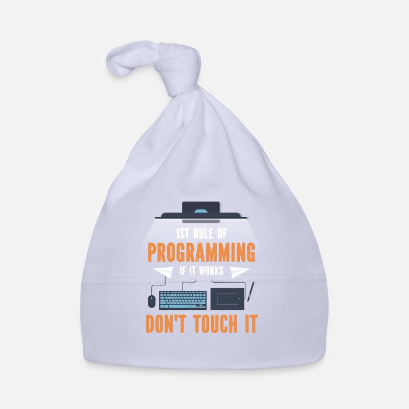 Programmer Programming Code Computer Organic Baby Cap