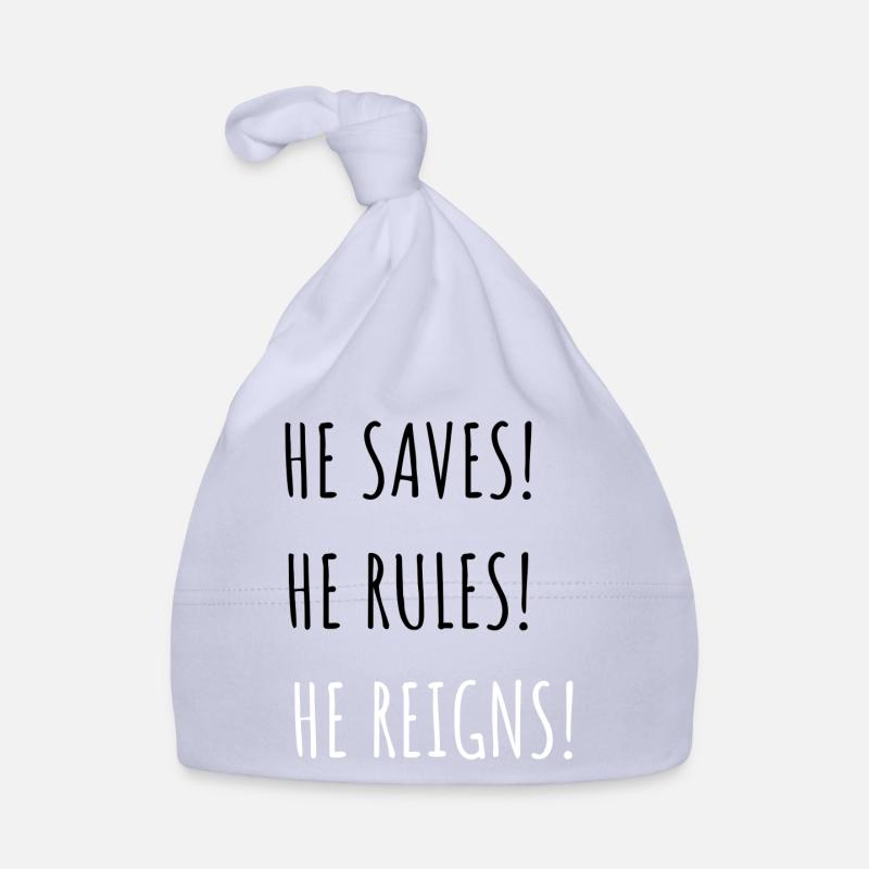 He Reigns Organic Baby Cap