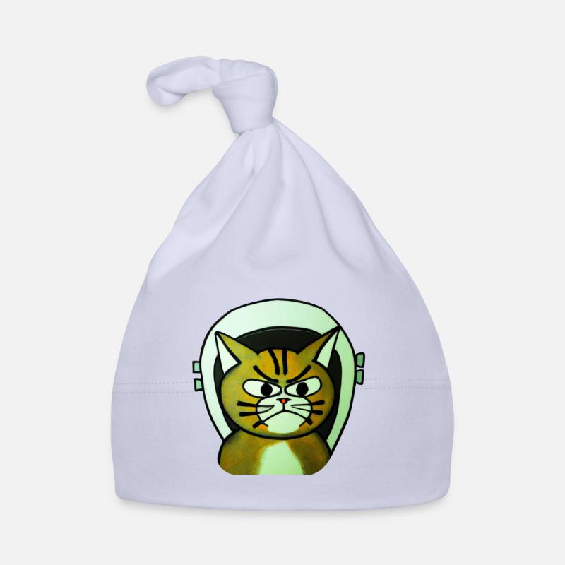 Chat terrifiant dans l’espace Bonnet bio Bébé