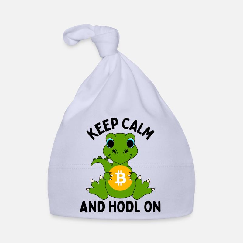 Bitcoin Crypto Kryptowährungen Geschenkidee Baby Bio-Mütze