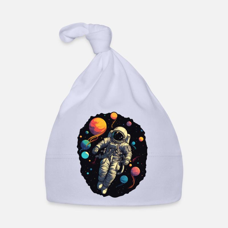 Astronaut in space Organic Baby Cap