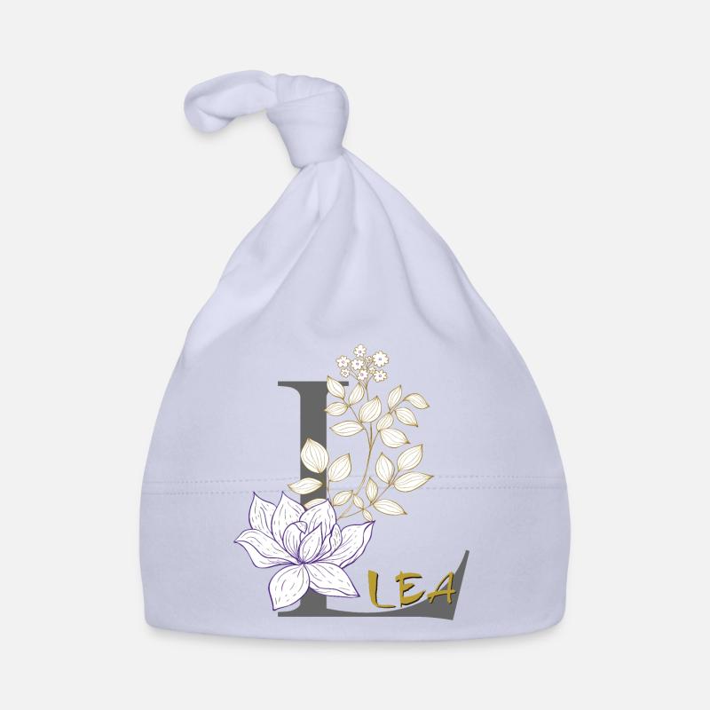 Lettre L Initiale Lea Bonnet bio Bébé