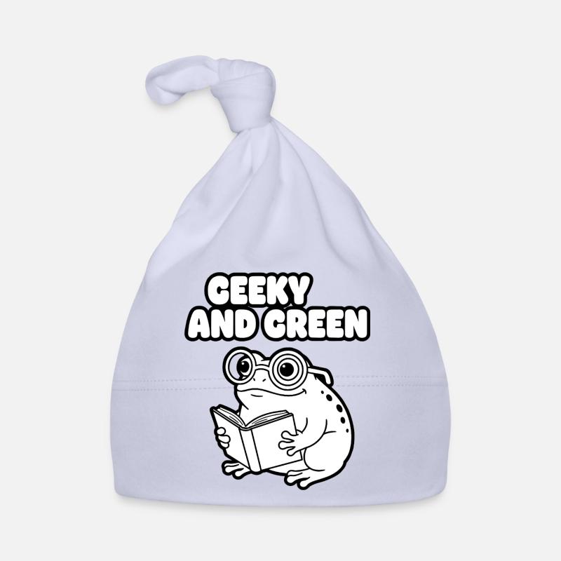 GeekscherFrogRead Organic Baby Cap