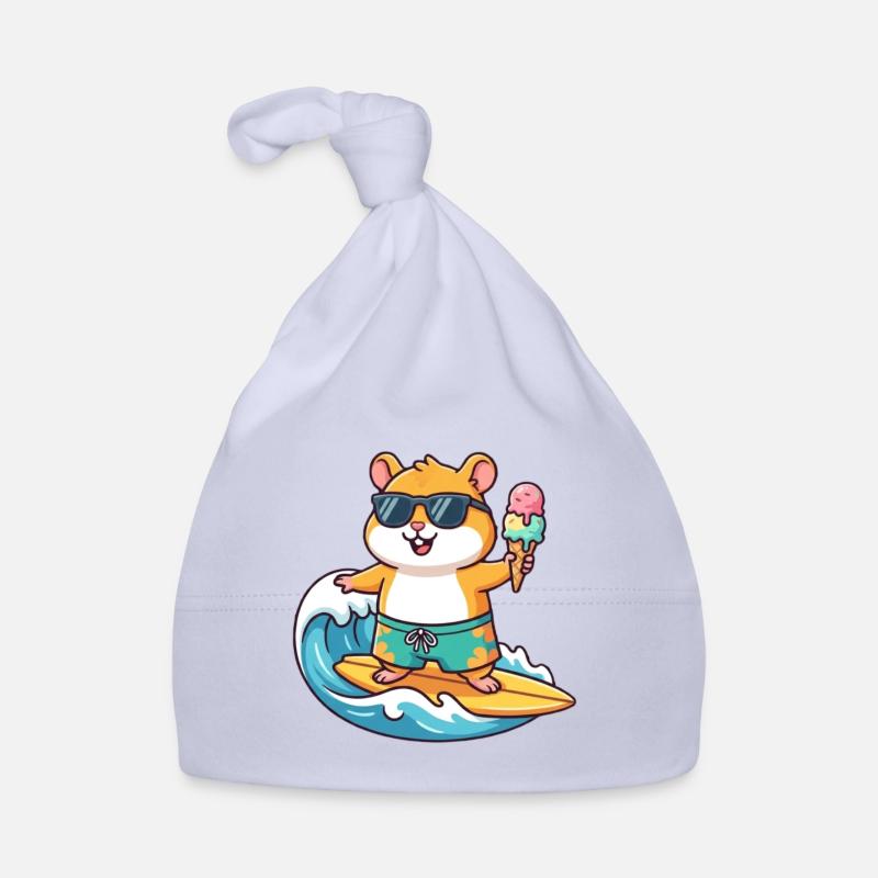 hamster surf Bonnet bio Bébé