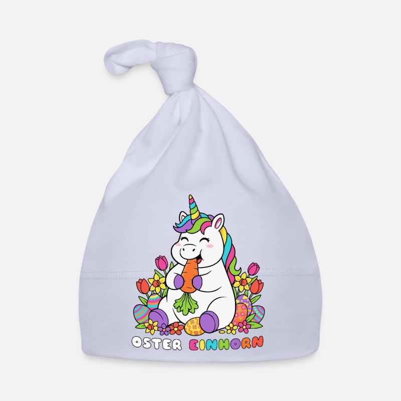 Osterhase Oster Einhorn Ostern Baby Bio-Mütze