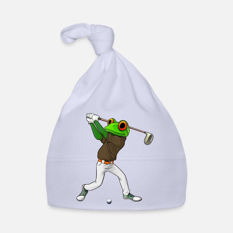 Frösche Golf Baby Bio-Mütze