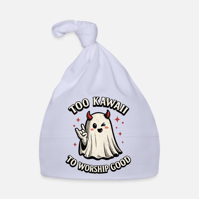Kawaii - Bonnet bio Bébé - ciel