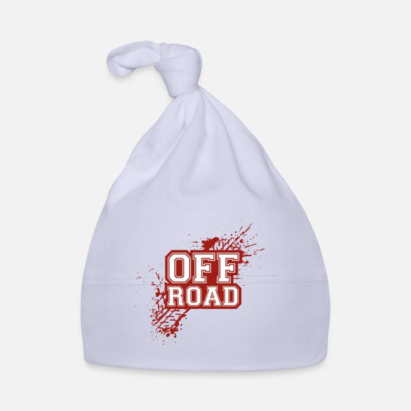 Offroad - Piste de pneu Rouge Bonnet bio Bébé