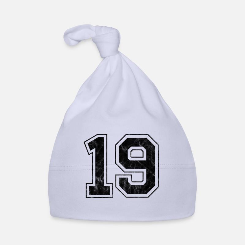 Number 19 Organic Baby Cap