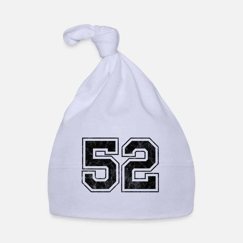 Number 52 Organic Baby Cap
