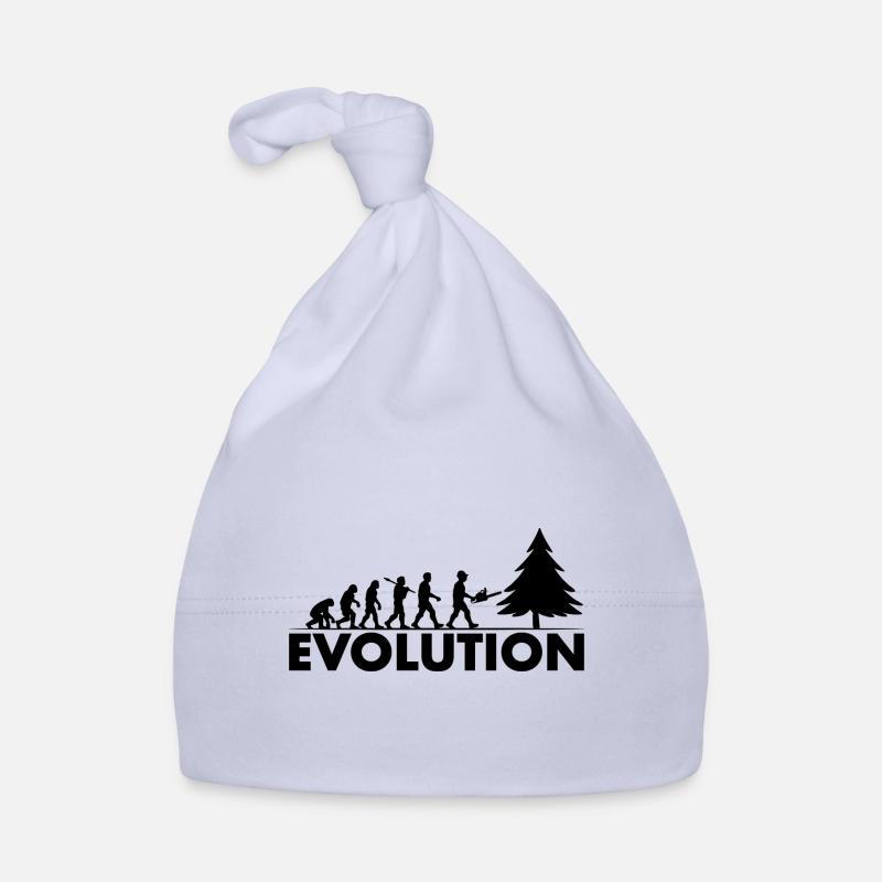 Chainsaw Evolution Black Organic Baby Cap