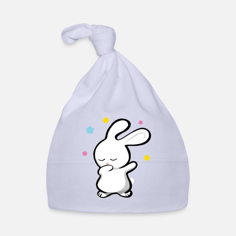 Dabbing Bunny - Bonnet bio Bébé - ciel
