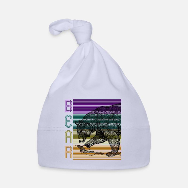 bear Organic Baby Cap