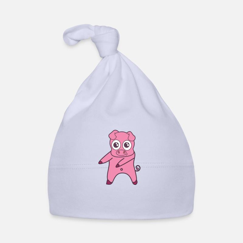 Floss Dance Move Pig Organic Baby Cap