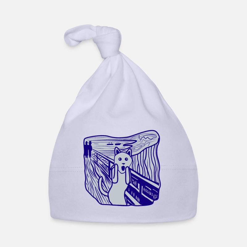Cat is crying Organic Baby Cap