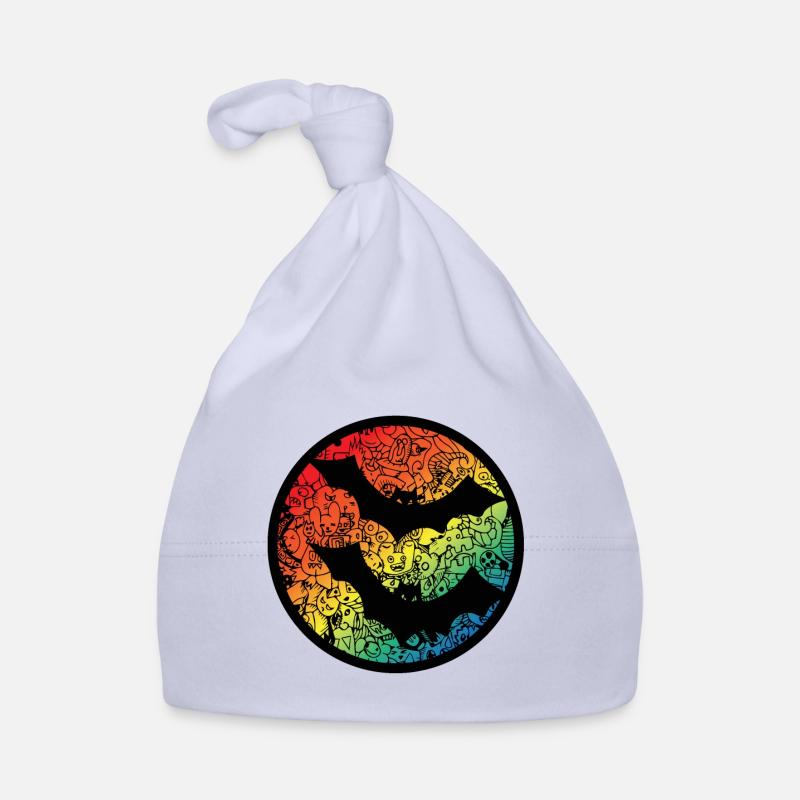 Bats Comic Organic Baby Cap