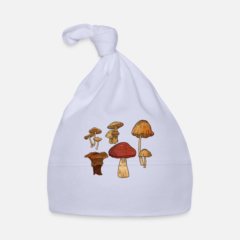 Pilz Fungi Morcheln Jagd Jagd Geschenkidee Baby Bio-Mütze