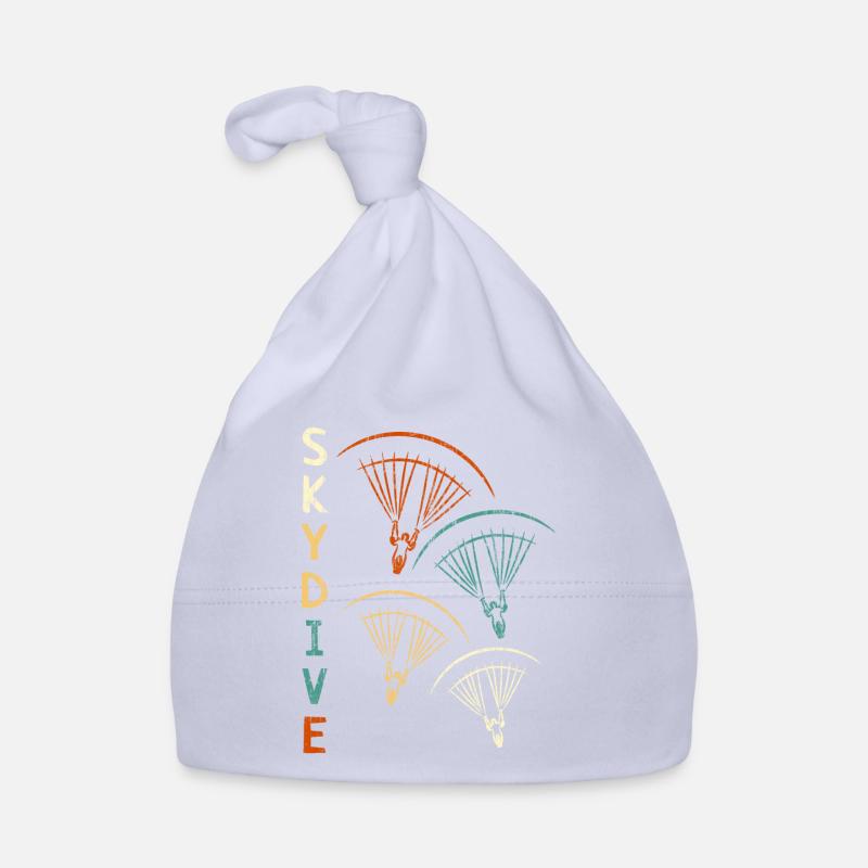 Parachutisme Vintage Skydive Retro Bonnet bio Bébé